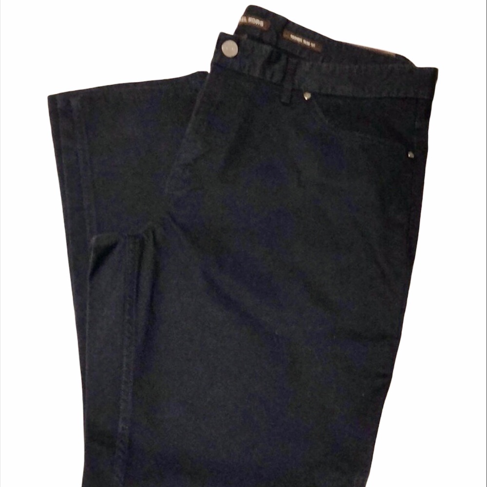 Michael Kors Men's Parker Slim-Fit Stretch Pants Midnight Blue